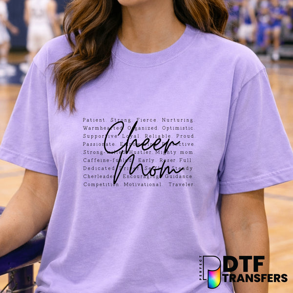 Cheer Mom – Cheerleading DTF Transfer