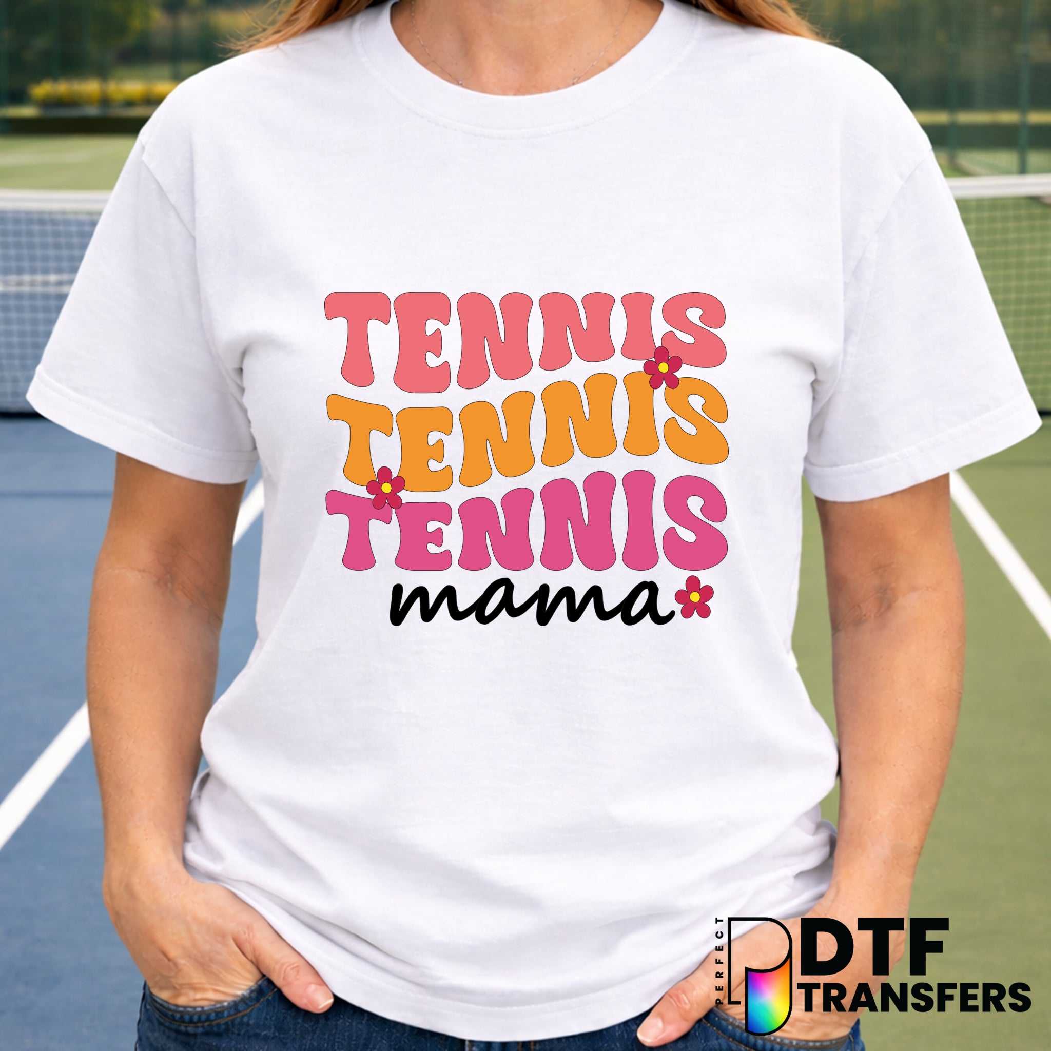 Tennis Mama – Tennis DTF Transfer