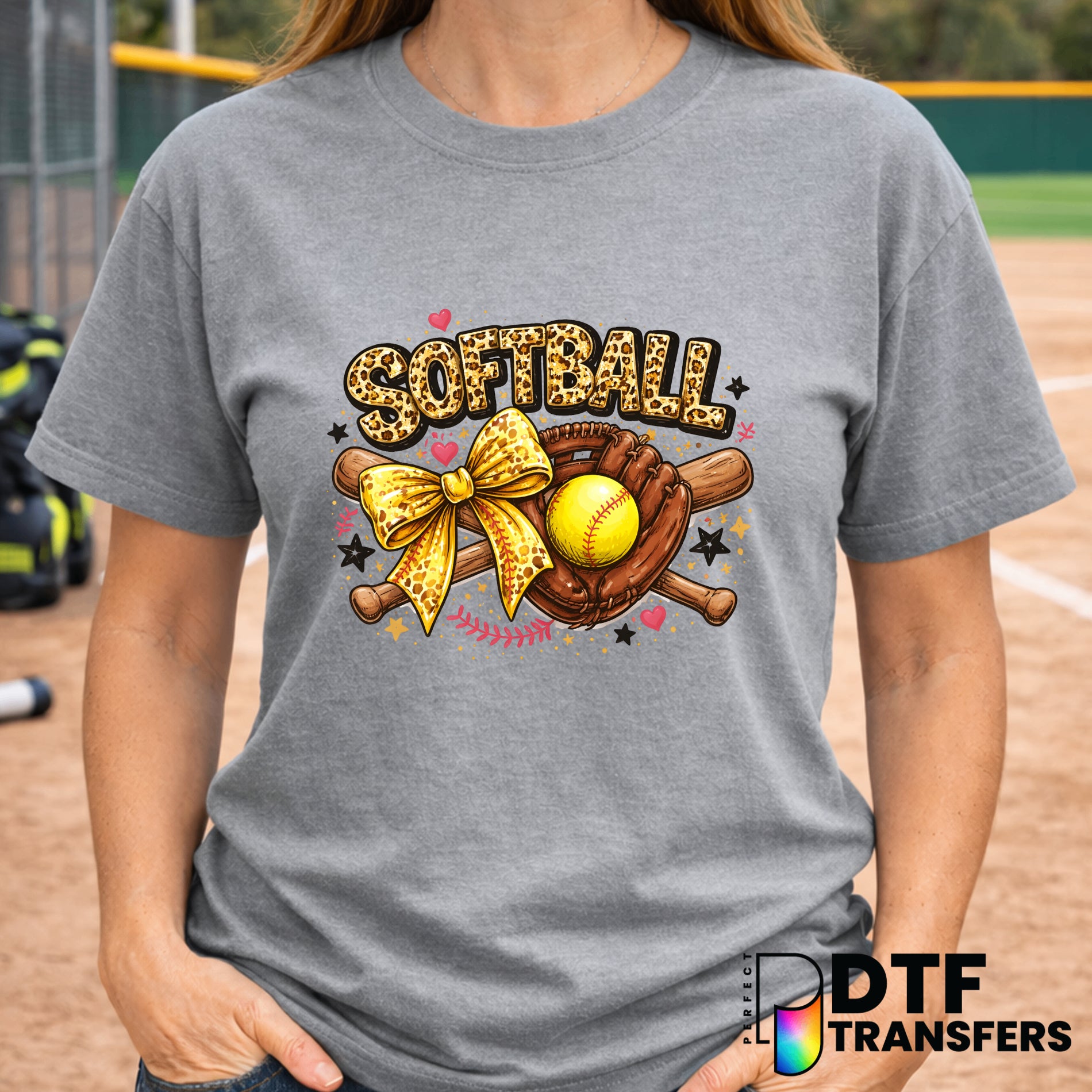 I'D RATHER BE AT THE BALLFIELD – Softball DTF Transfer