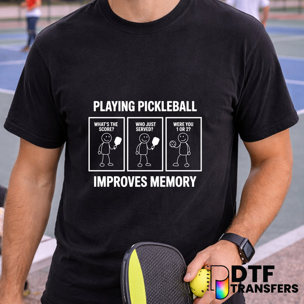 Playing Pickleball Improves Memory – Pickleball DTF Transfer