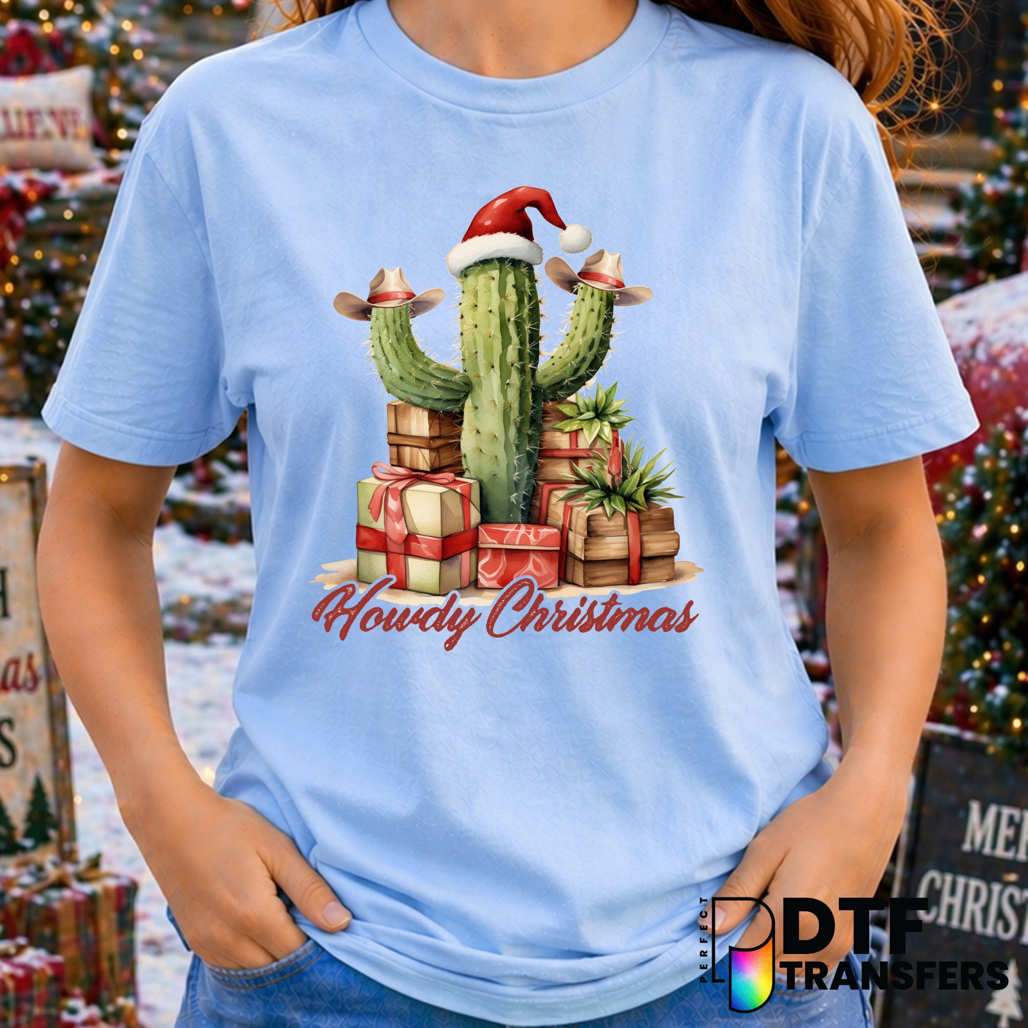 Howdy Christmas – Christmas DTF Transfer