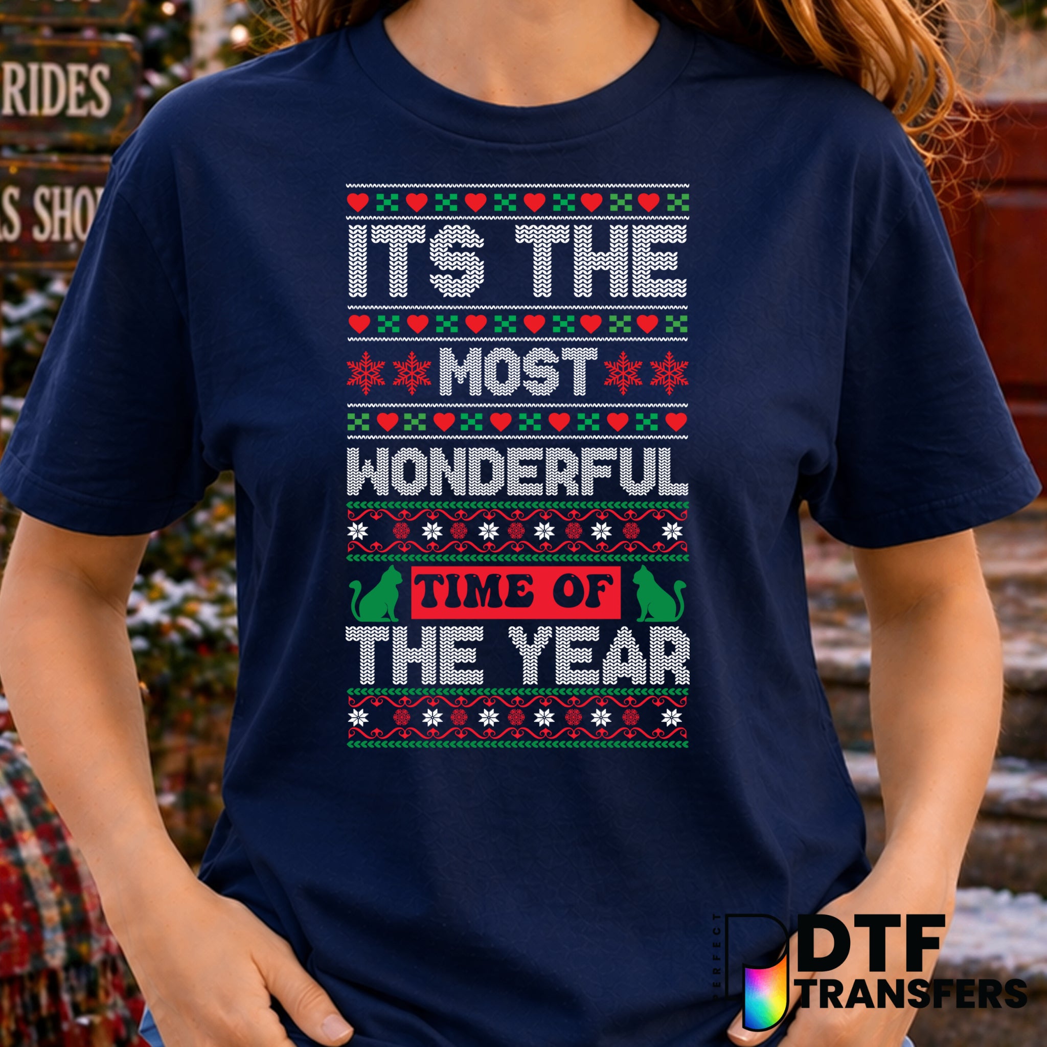 It's The Most Wonderful Time of The Year – Christmas DTF Transfer