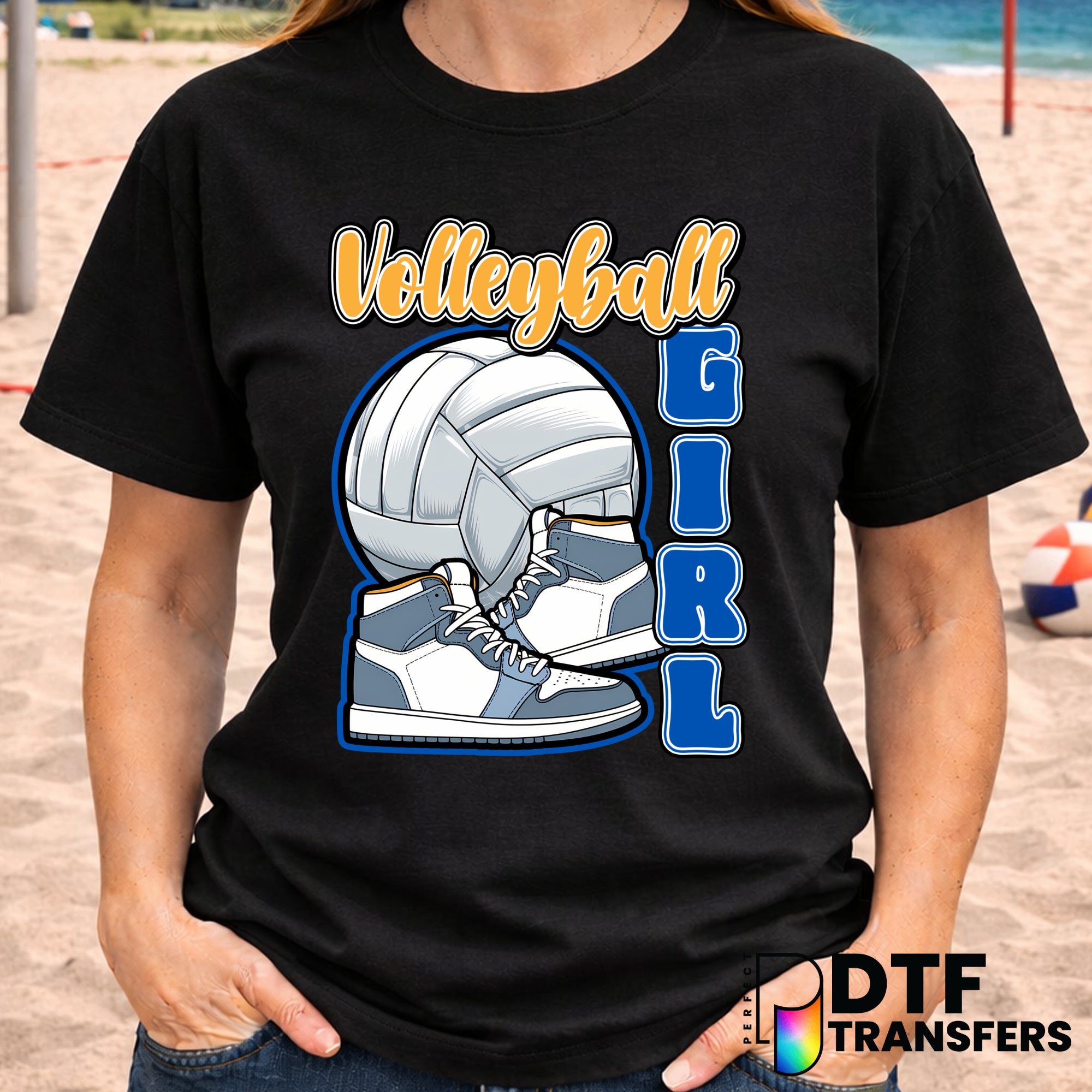Volleyball Girl – Volleyball DTF Transfer