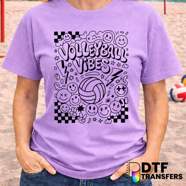 Volleyball Vibes – Volleyball DTF Transfer