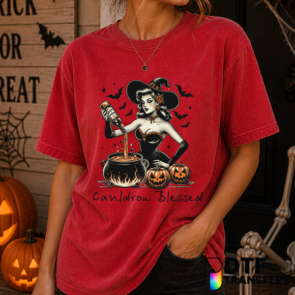 CAULDRON BLESSINGS – Halloween DTF Transfer