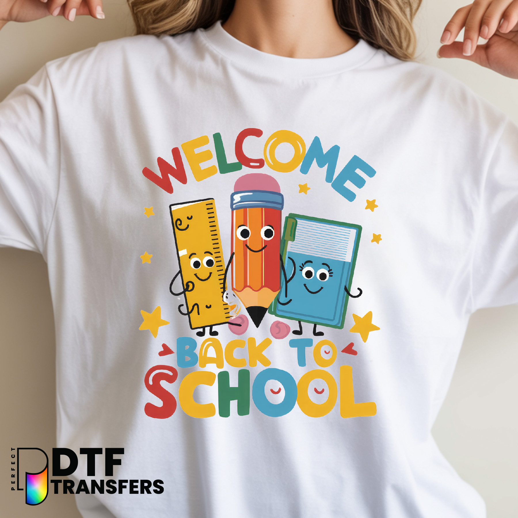 Welcome Back To School - Teacher DTF Transfer