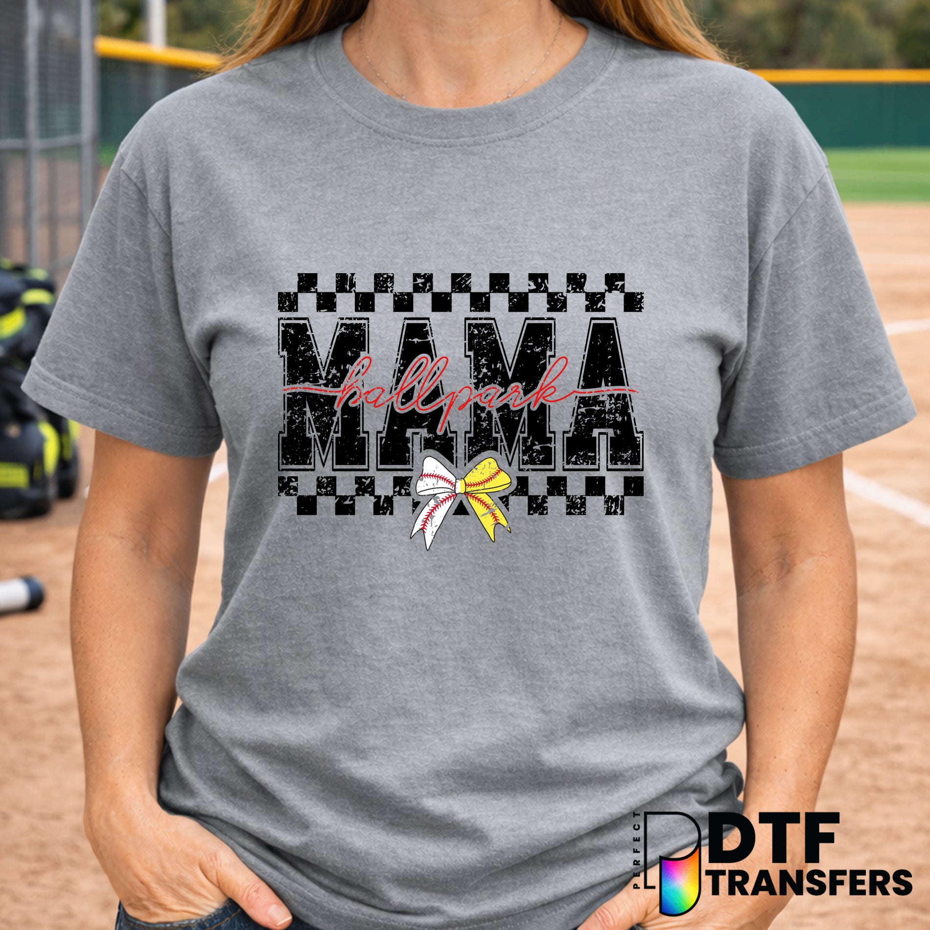 Ballpark Mama – Softball DTF Transfer