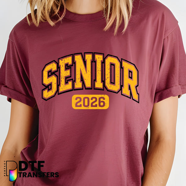 Senior Arched Class of 2026 – Teacher DTF Transfer