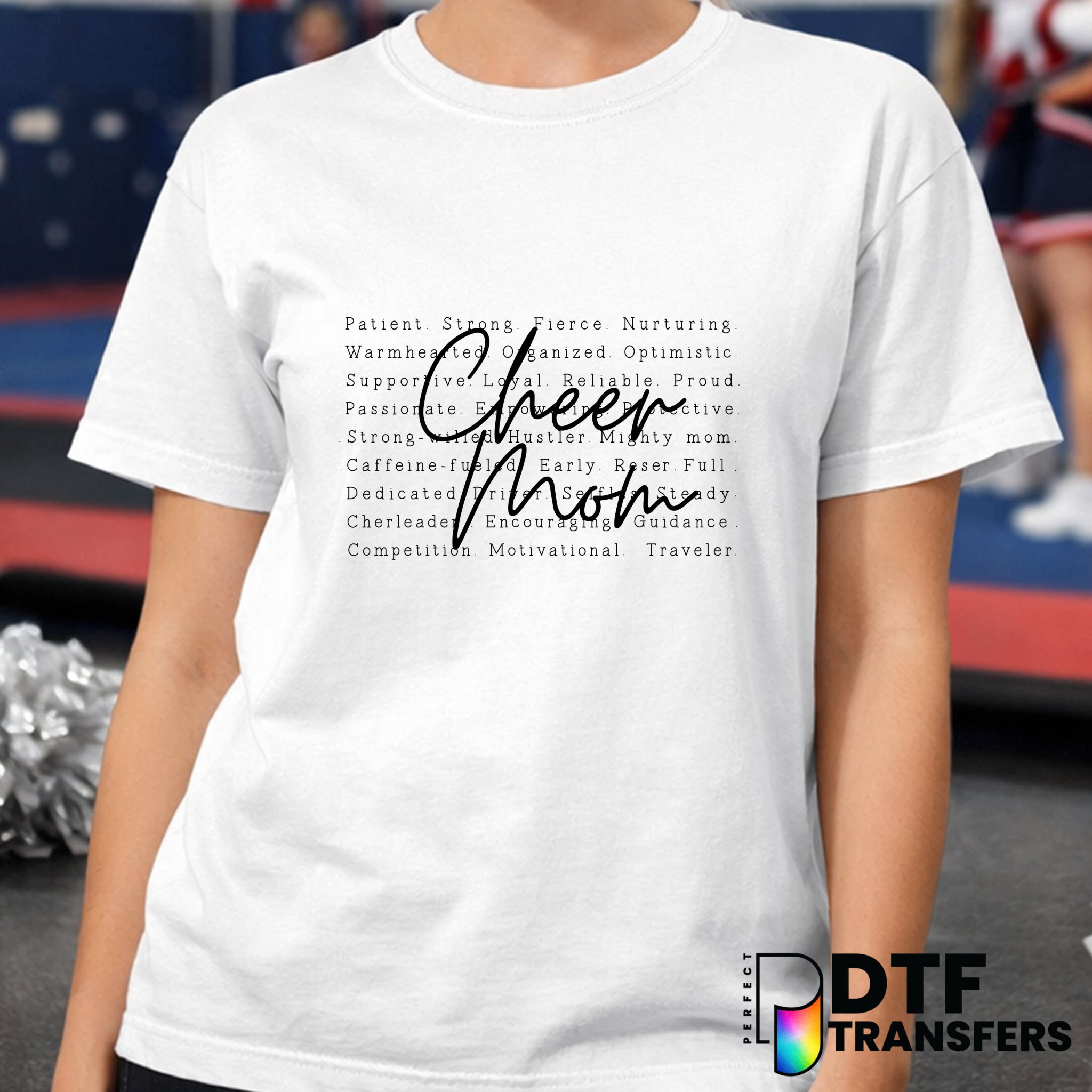 Cheer Mom – Cheerleading DTF Transfer