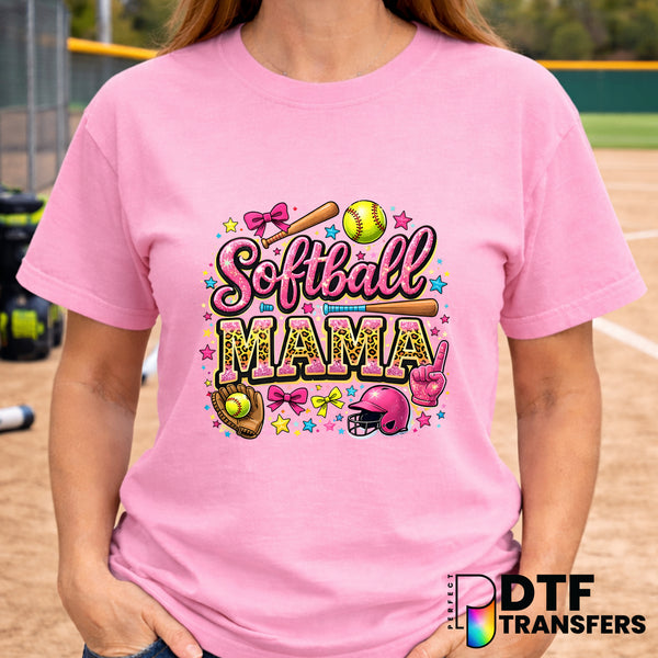 Softball Mama – Softball DTF Transfer
