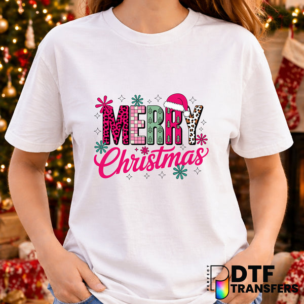 Merry Christmas – Christmas DTF Transfer