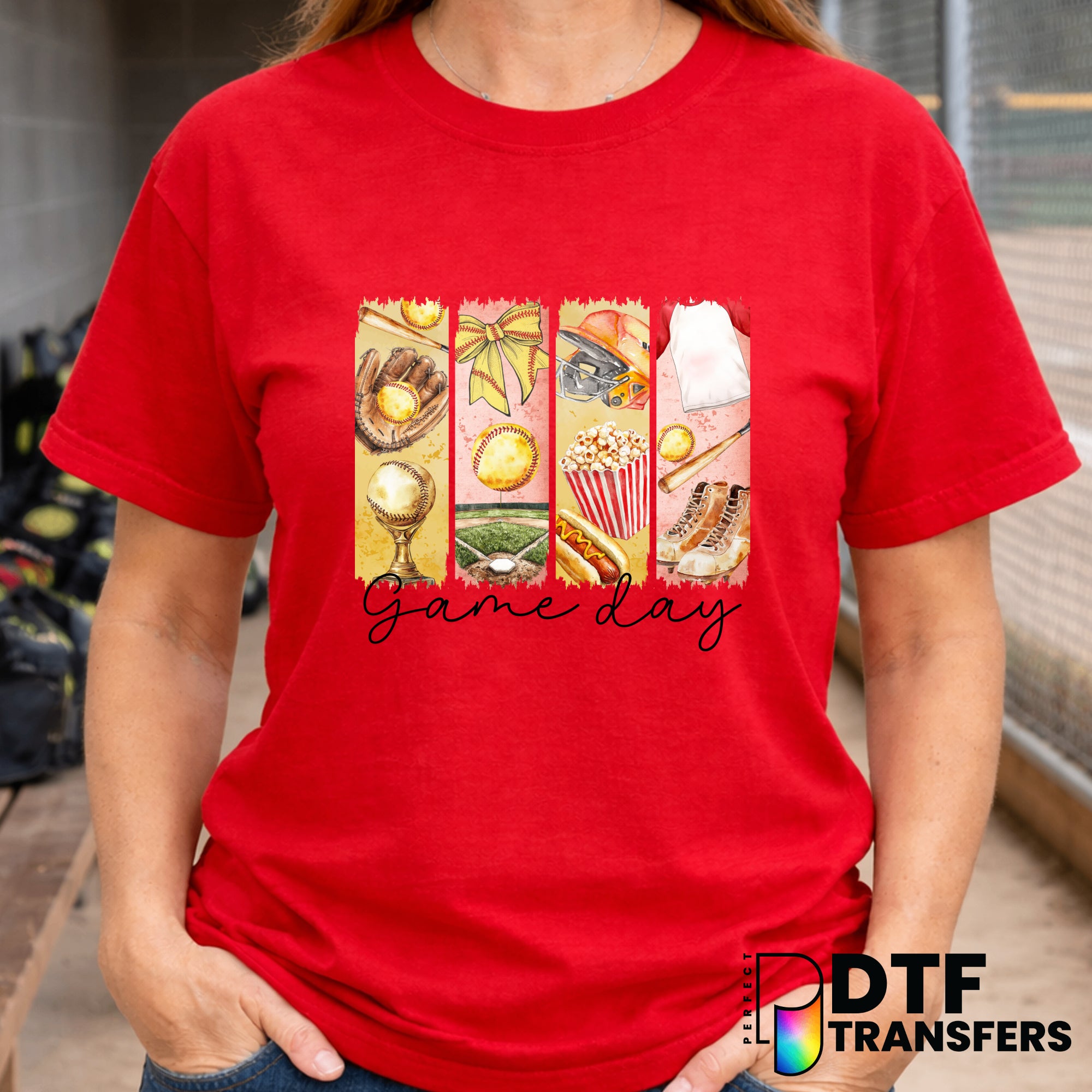 Softball Game Day – Softball DTF Transfer