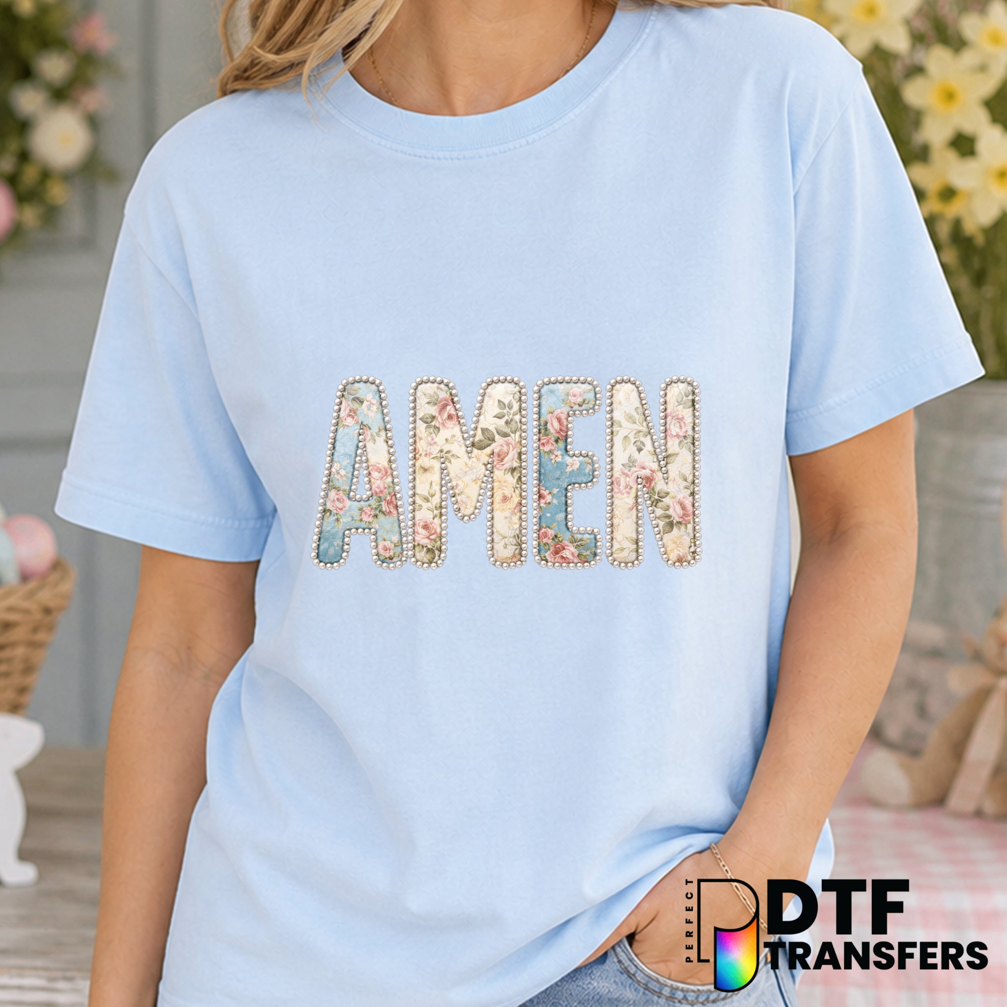 Happy Easter – Easter DTF Transfer