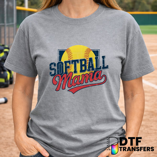 Softball Mama – Softball DTF Transfer