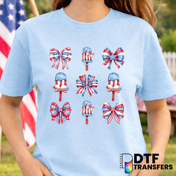Coquette Ice Cream – Fourth of July DTF Transfer