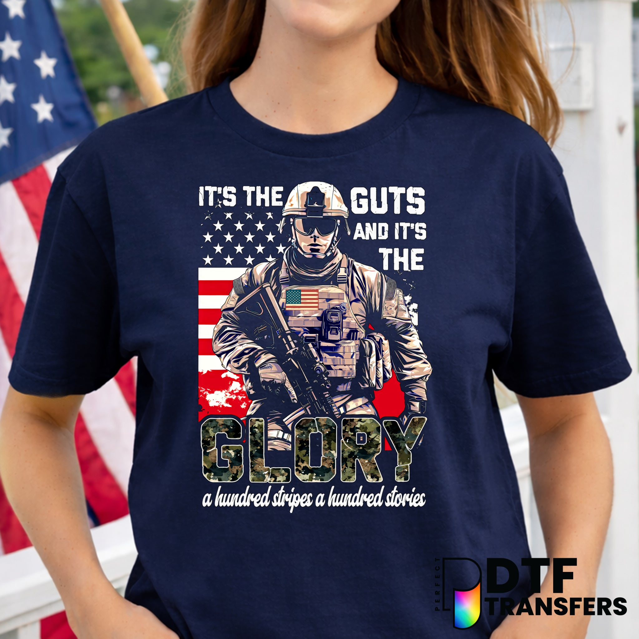 It's The Guts and Glory – Fourth of July DTF Transfer
