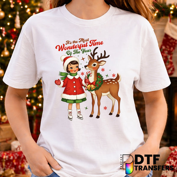 It's The Most Wonderful Time of the Year – Christmas DTF Transfer