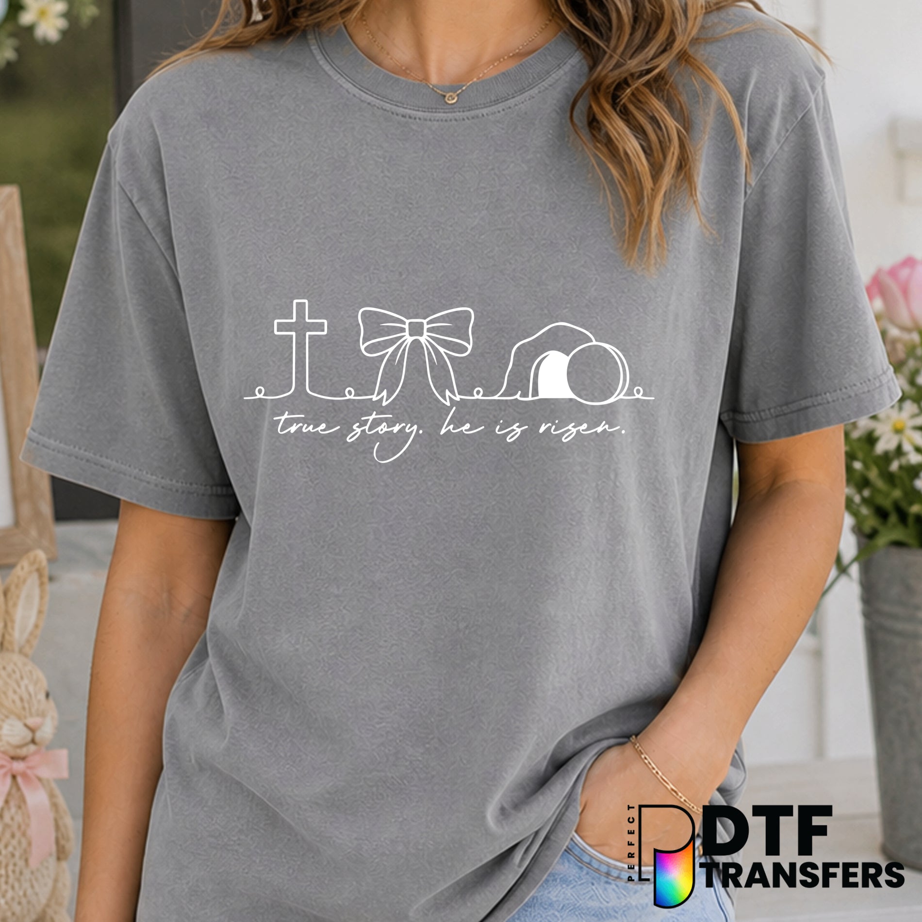 Christian Easter True Story – Easter DTF Transfer