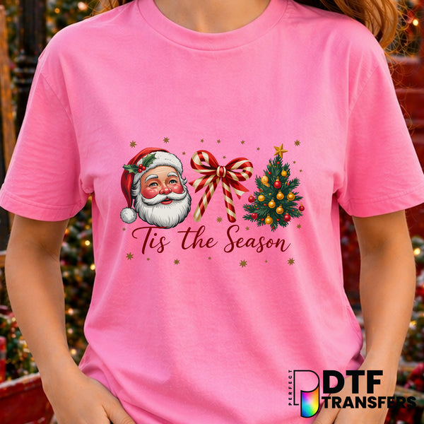 "Tis The Season" – Christmas DTF Transfer