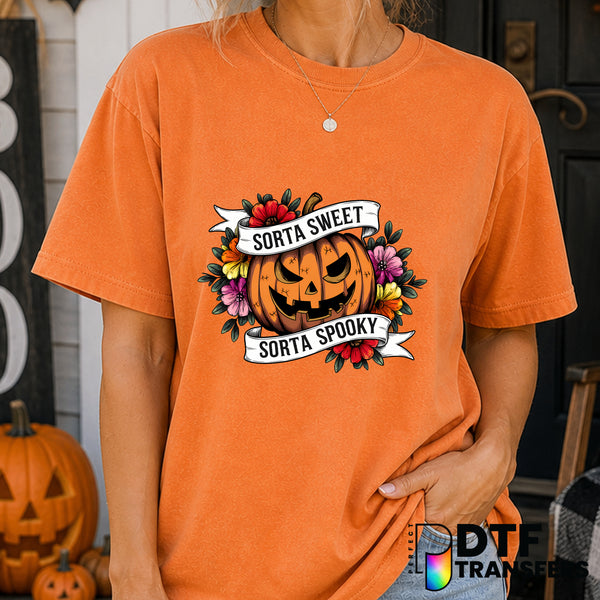 Sorta Sweet Sorta Spooky – Halloween DTF Transfer