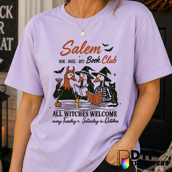 SALEM BOOK CLUB – Halloween DTF Transfer