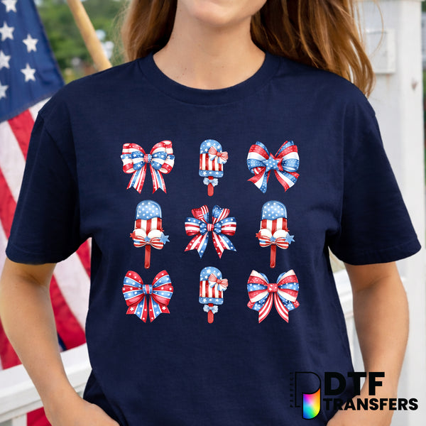 Coquette Ice Cream – Fourth of July DTF Transfer