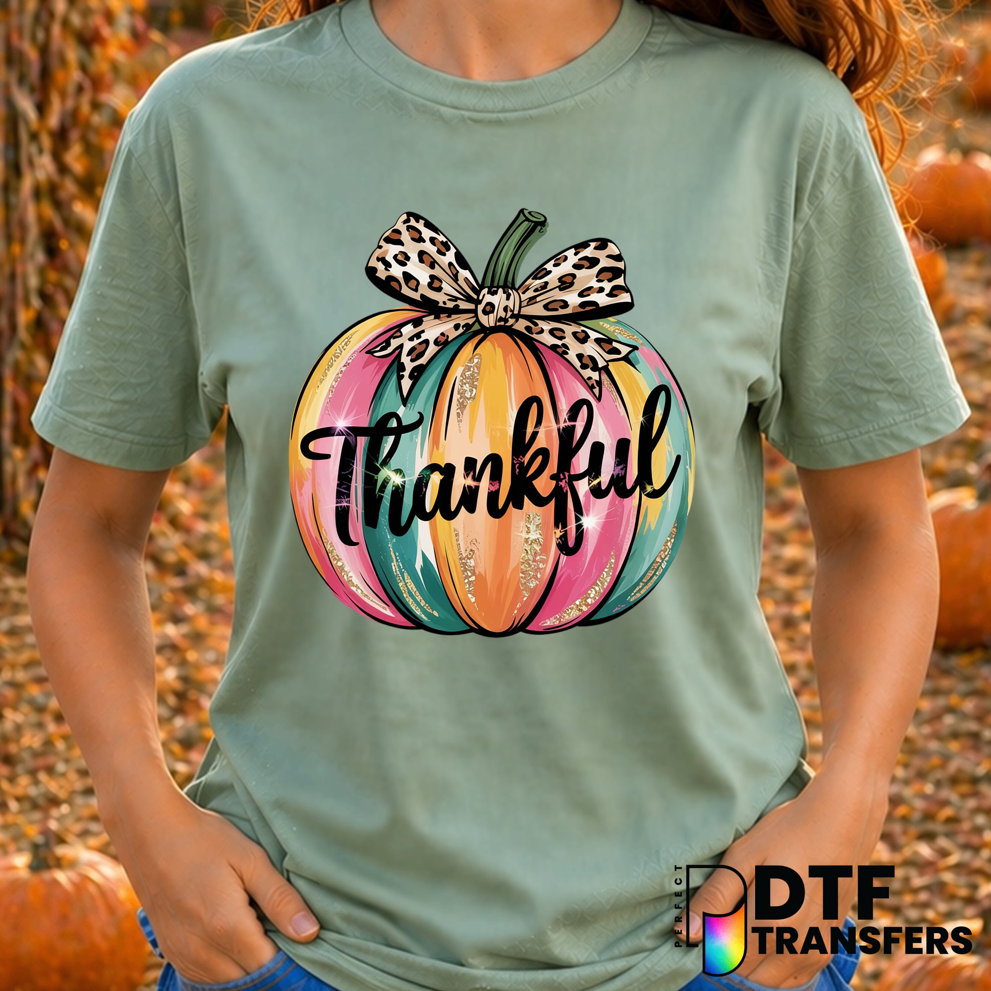 Thankful – Thanksgiving DTF Transfer