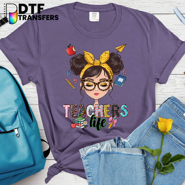 Love Teach Inspire – Teacher DTF Transfer