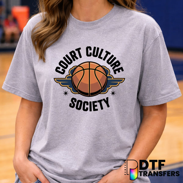 Court Culture Society Wings Basketball – DTF Transfer