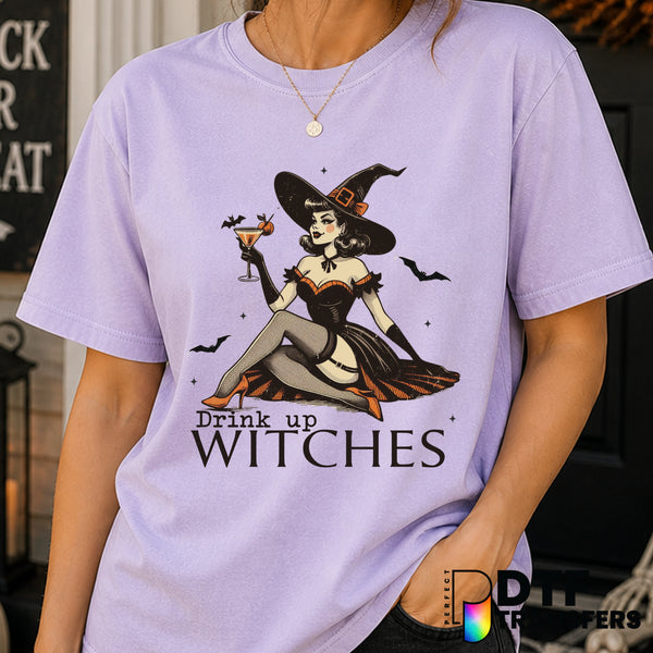 Drink Up Witches – Halloween DTF Transfer