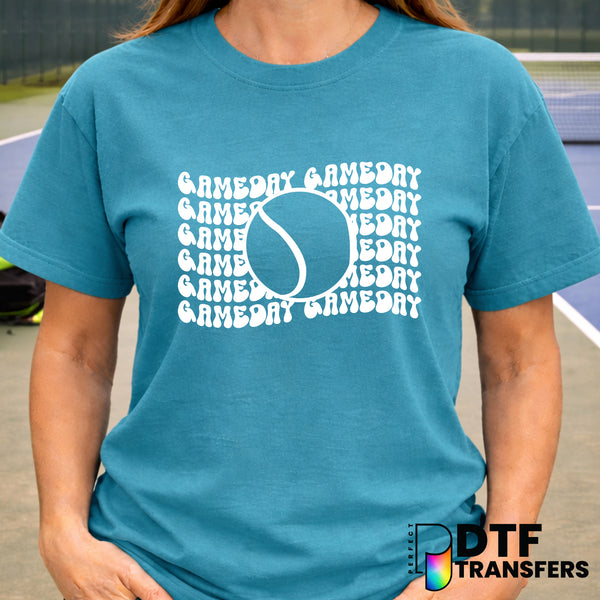 Game Day Tennis Retro – Tennis DTF Transfer