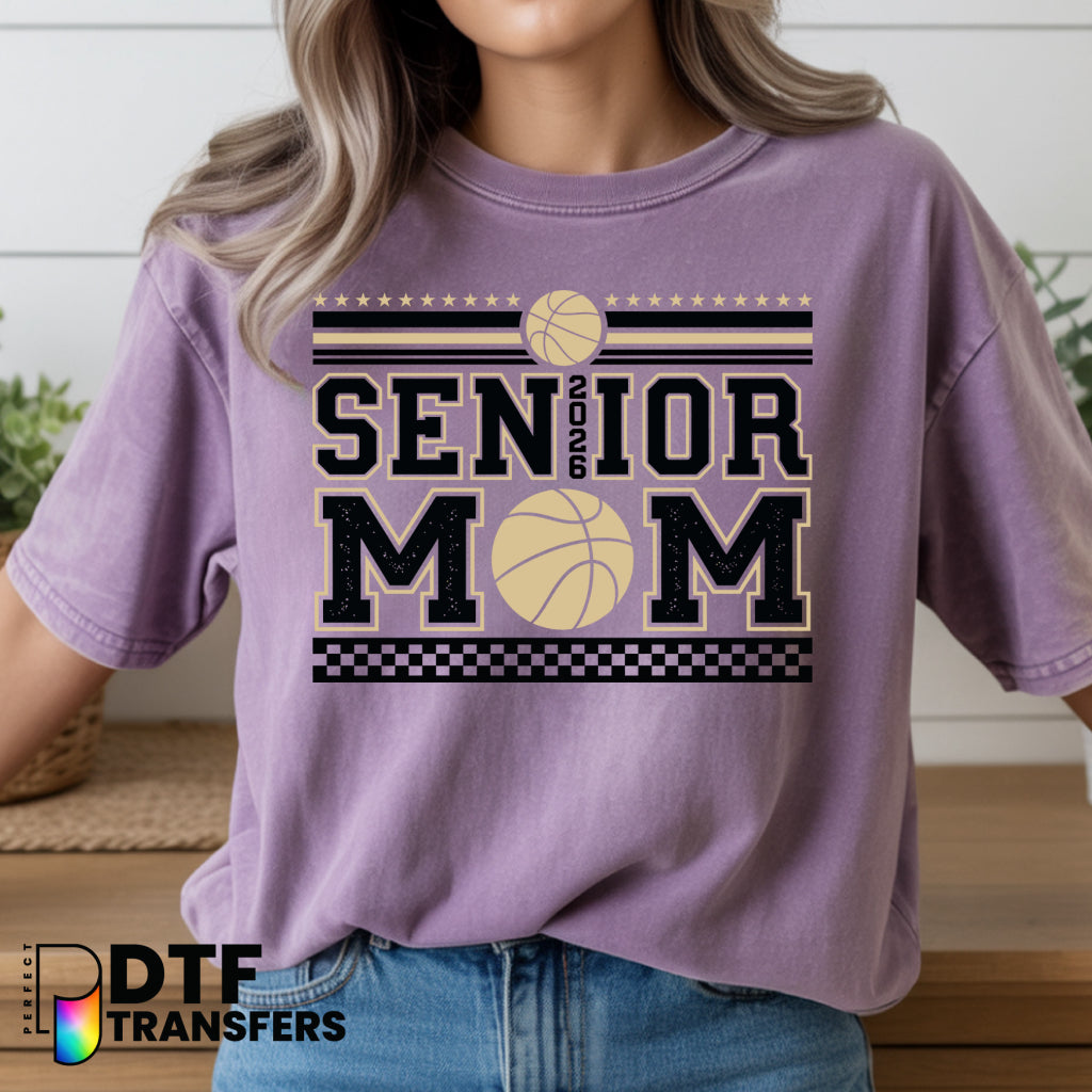 Basketball Senior Mom 2026 – Teacher DTF Transfer