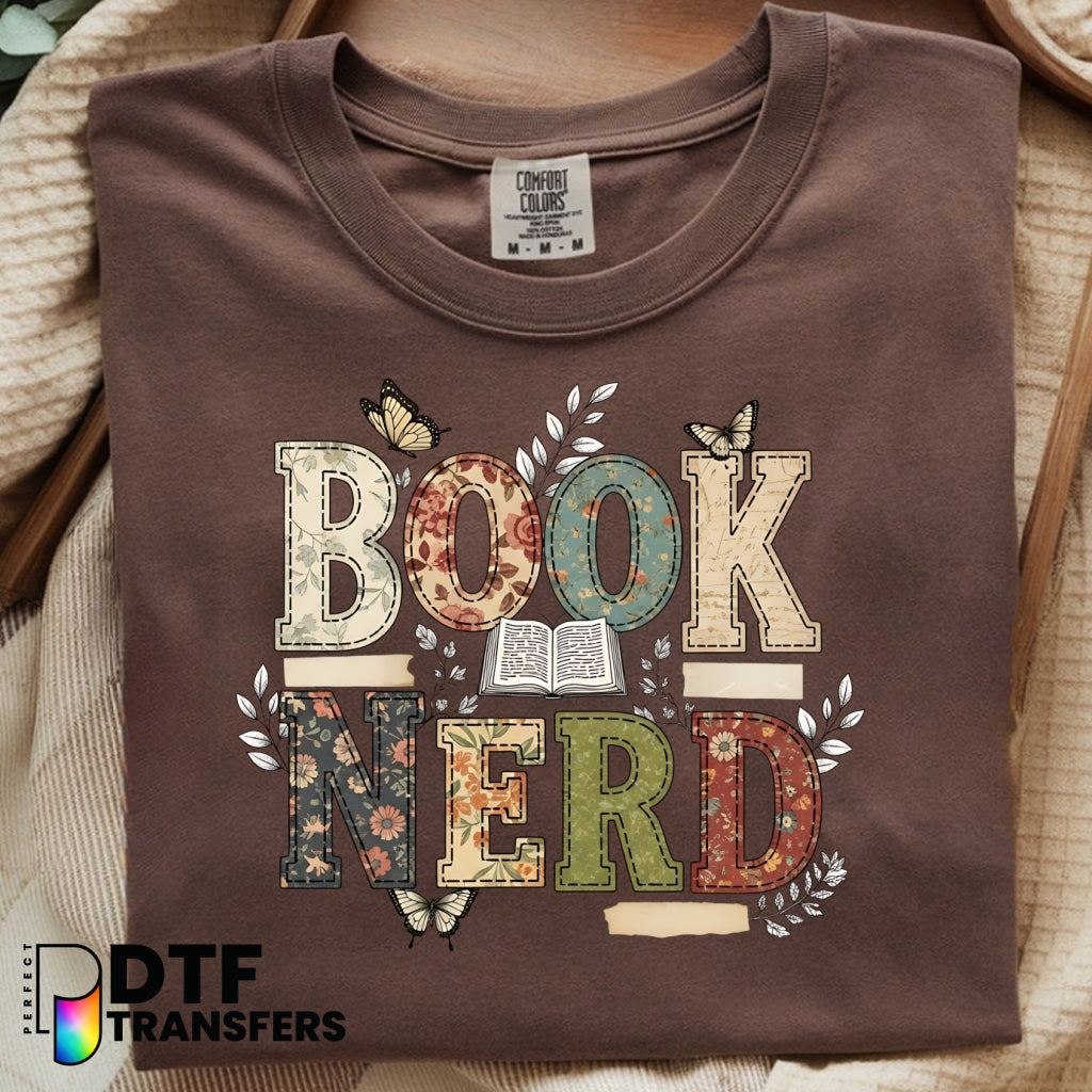 READ MORE BOOKS – Floral Stack of Books Teacher DTF Transfer