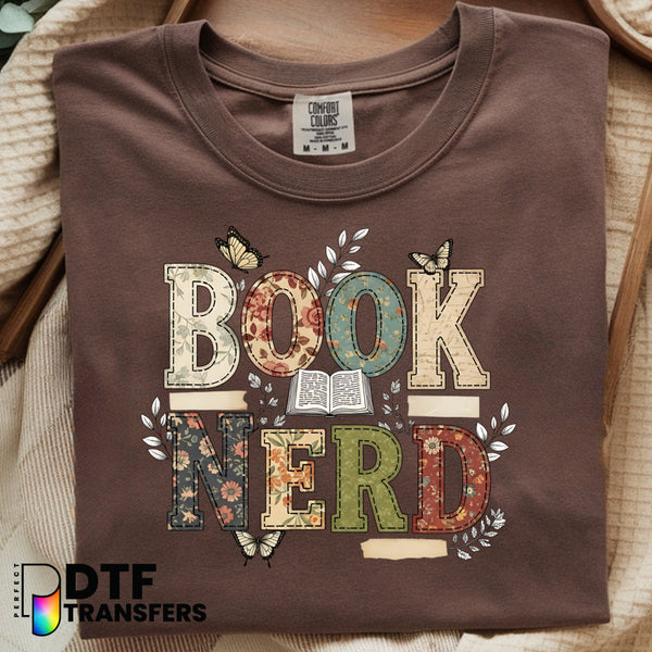 READ MORE BOOKS – Floral Stack of Books Teacher DTF Transfer