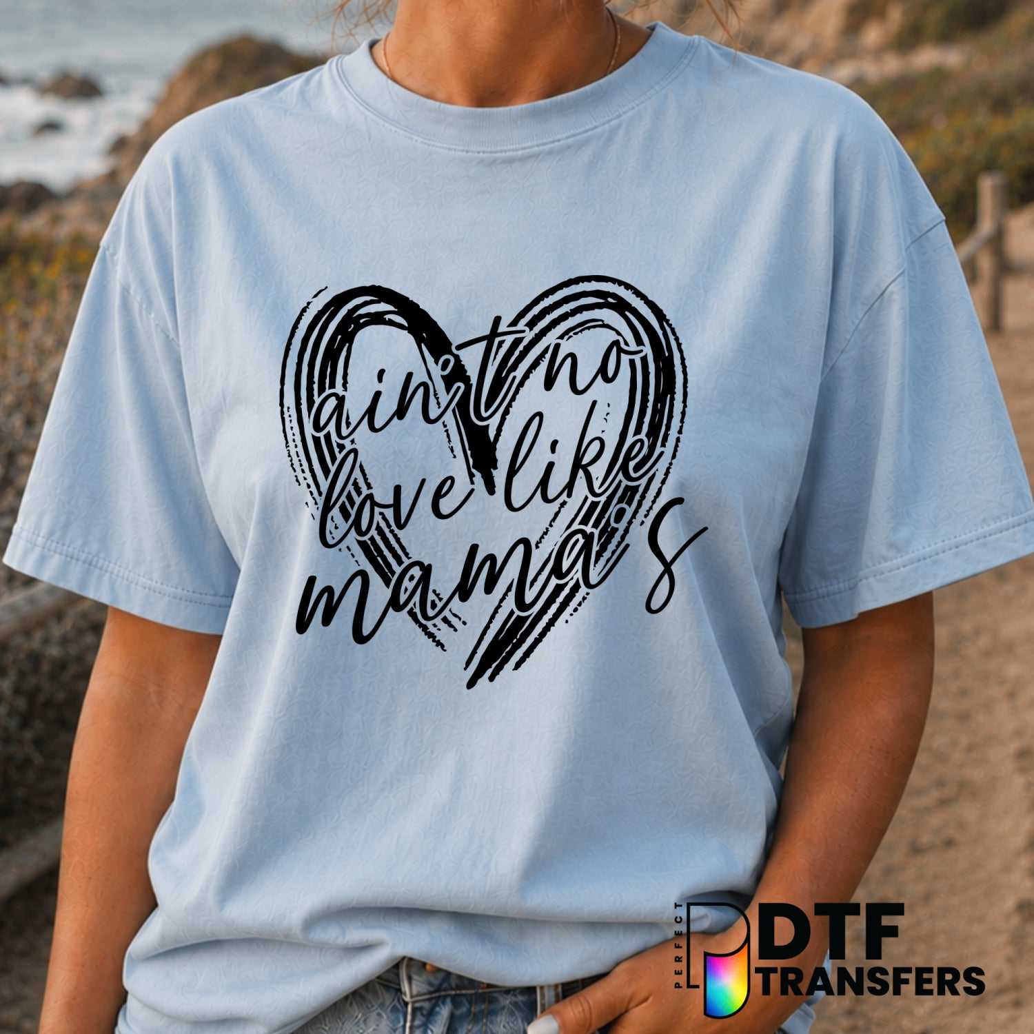 Ain't No Love Like Mamas – Mother's Day DTF Transfer (view 2 of 2) – by Perfect DTF Transfers – Premade DTF Transfers – Mo...