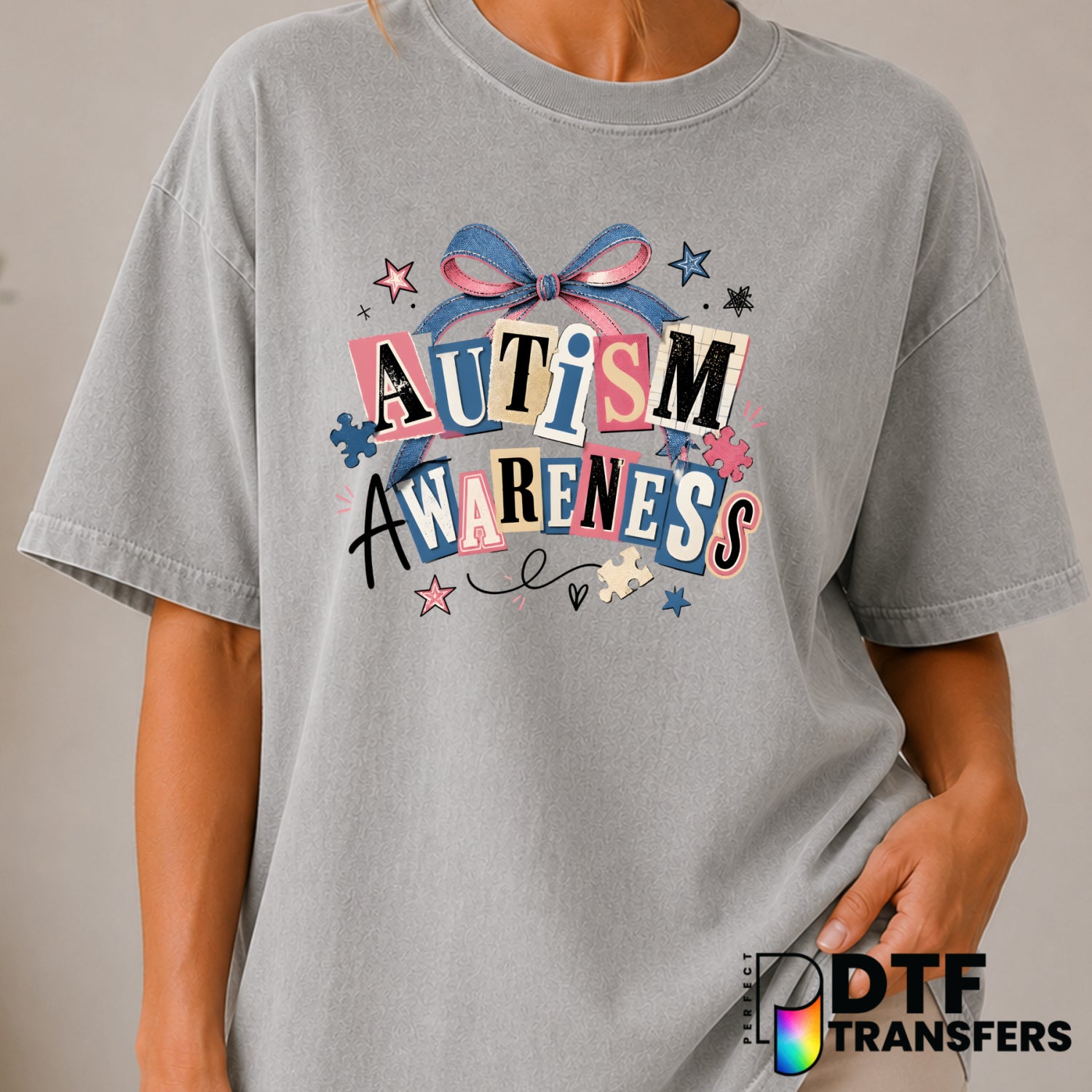 AUTISM AWARENESS – Autism Awareness DTF Transfer (view 1 of 2) – by Perfect DTF Transfers – Premade DTF Transfers – Autism...