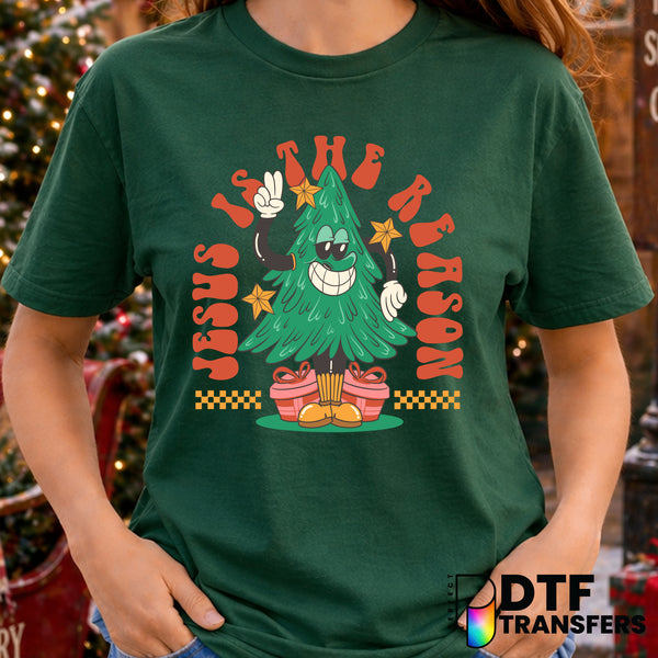 Jesus is the Reason for the Season – Christmas DTF Transfer