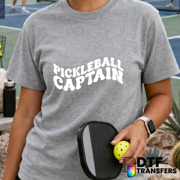 PICKLEBALL CAPTAIN – Pickleball DTF Transfer