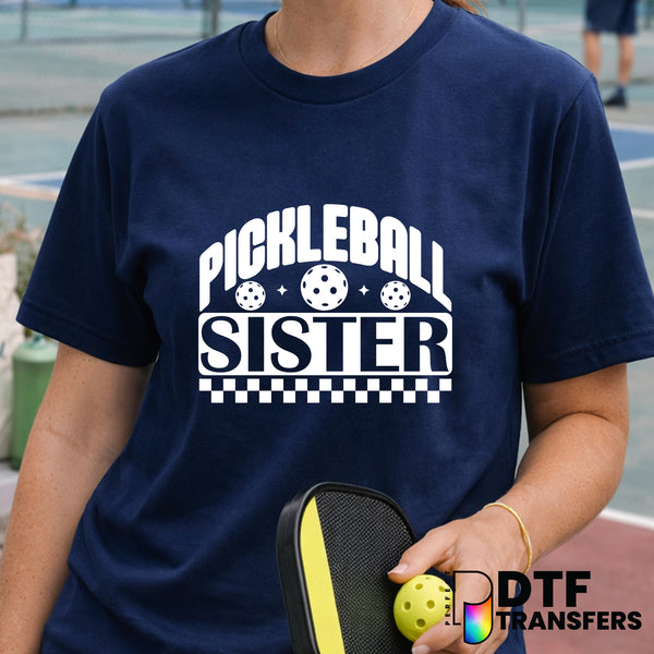 Pickleball Sister – Pickleball DTF Transfer