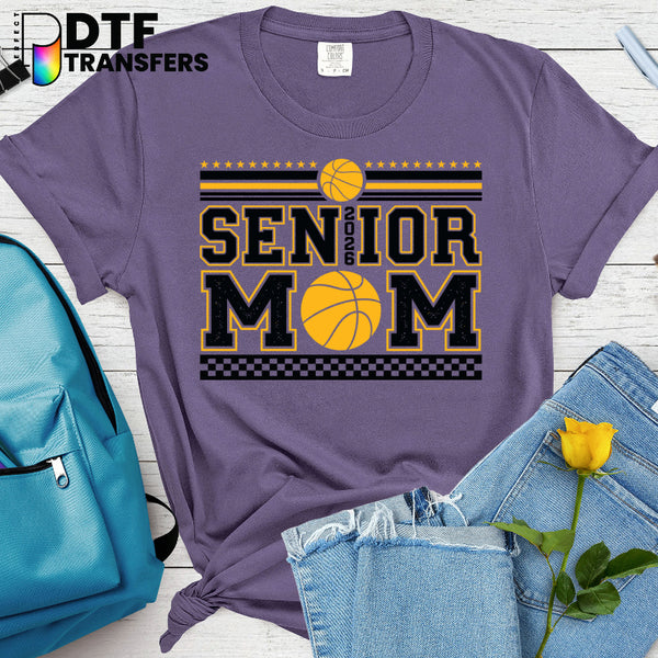 BASKETBALL SENIOR MOM 2026 – Teacher DTF Transfer