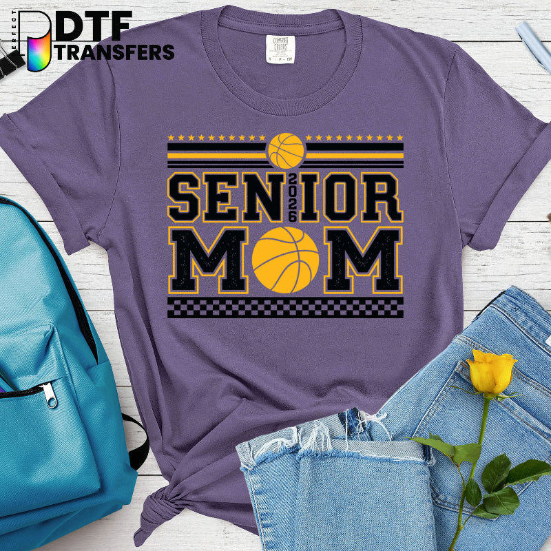 BASKETBALL SENIOR MOM 2026 – Teacher DTF Transfer