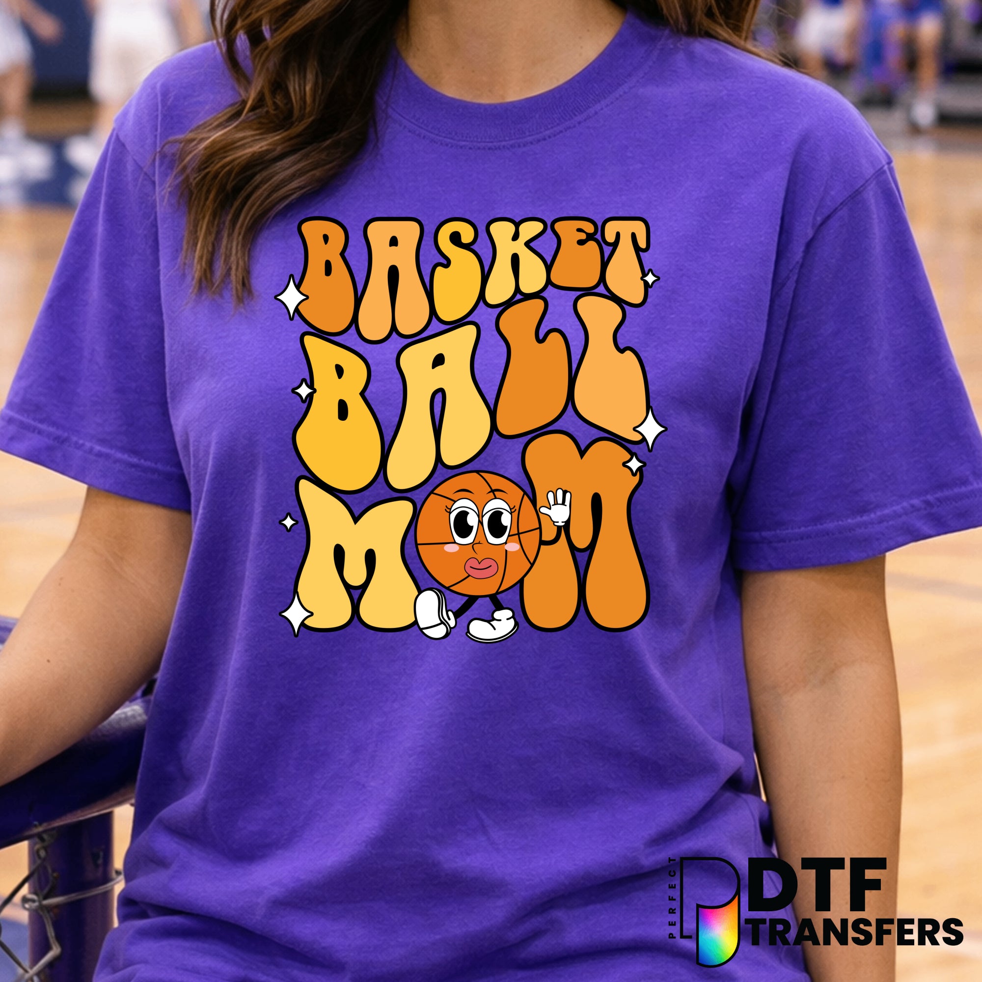 BASKETBALL MOM – Basketball DTF Transfer