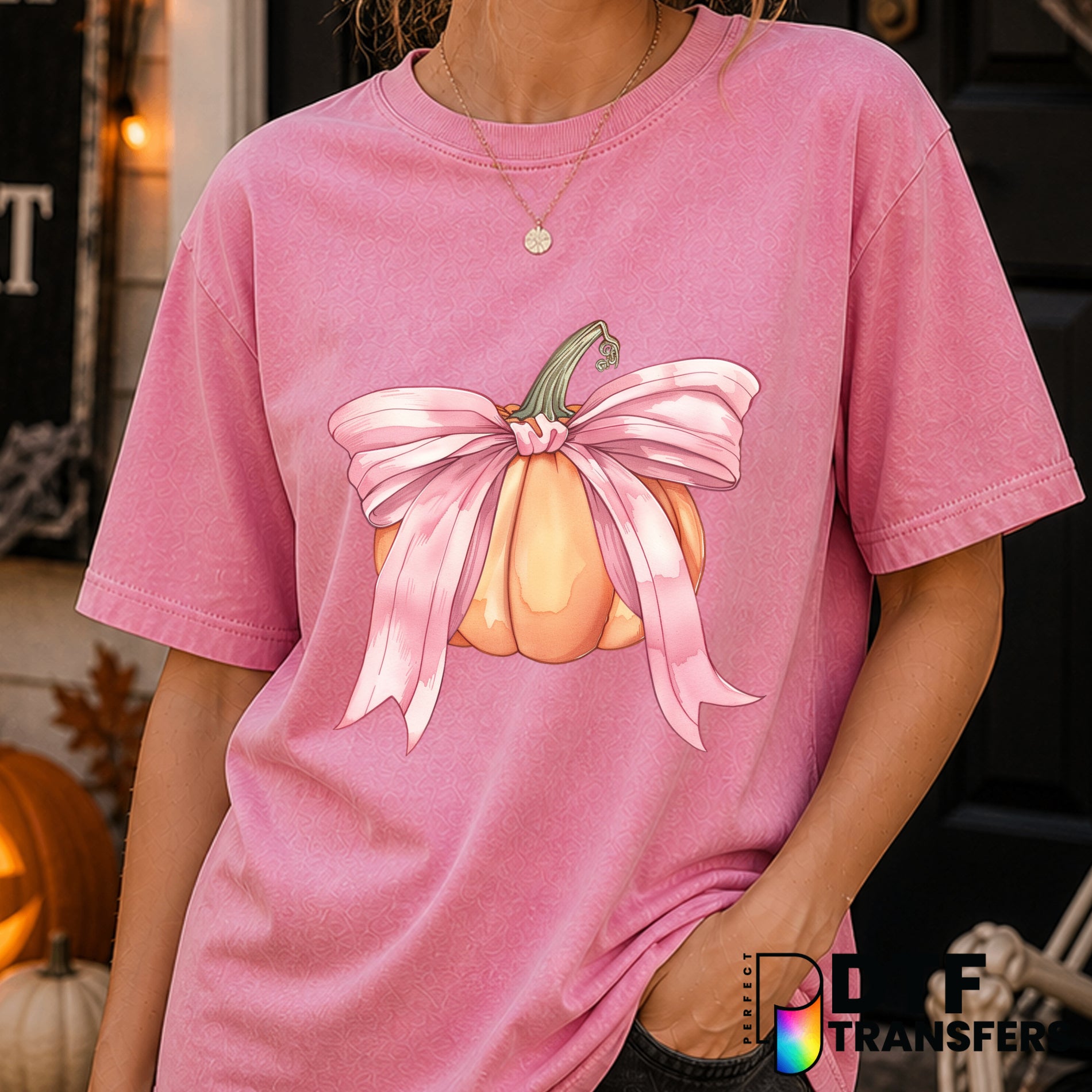 "Cutest Ghost on the Block" – Halloween DTF Transfer