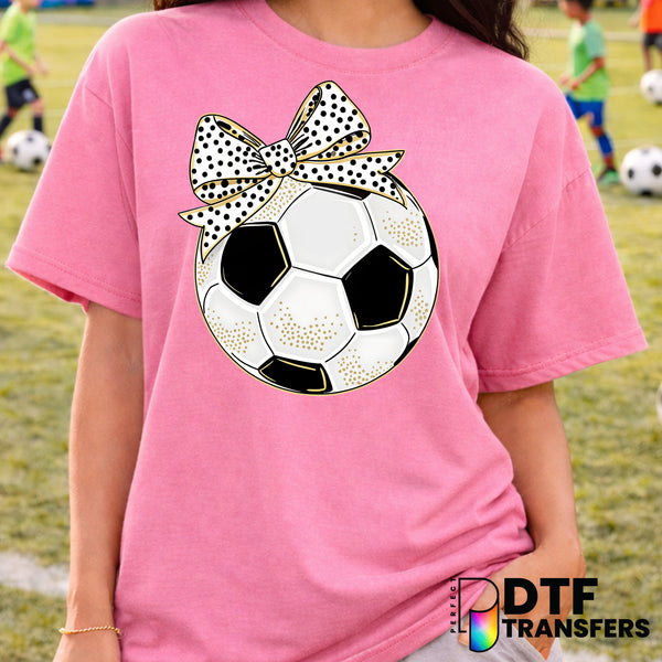 Pink Coquette Soccer Ball – Soccer DTF Transfer