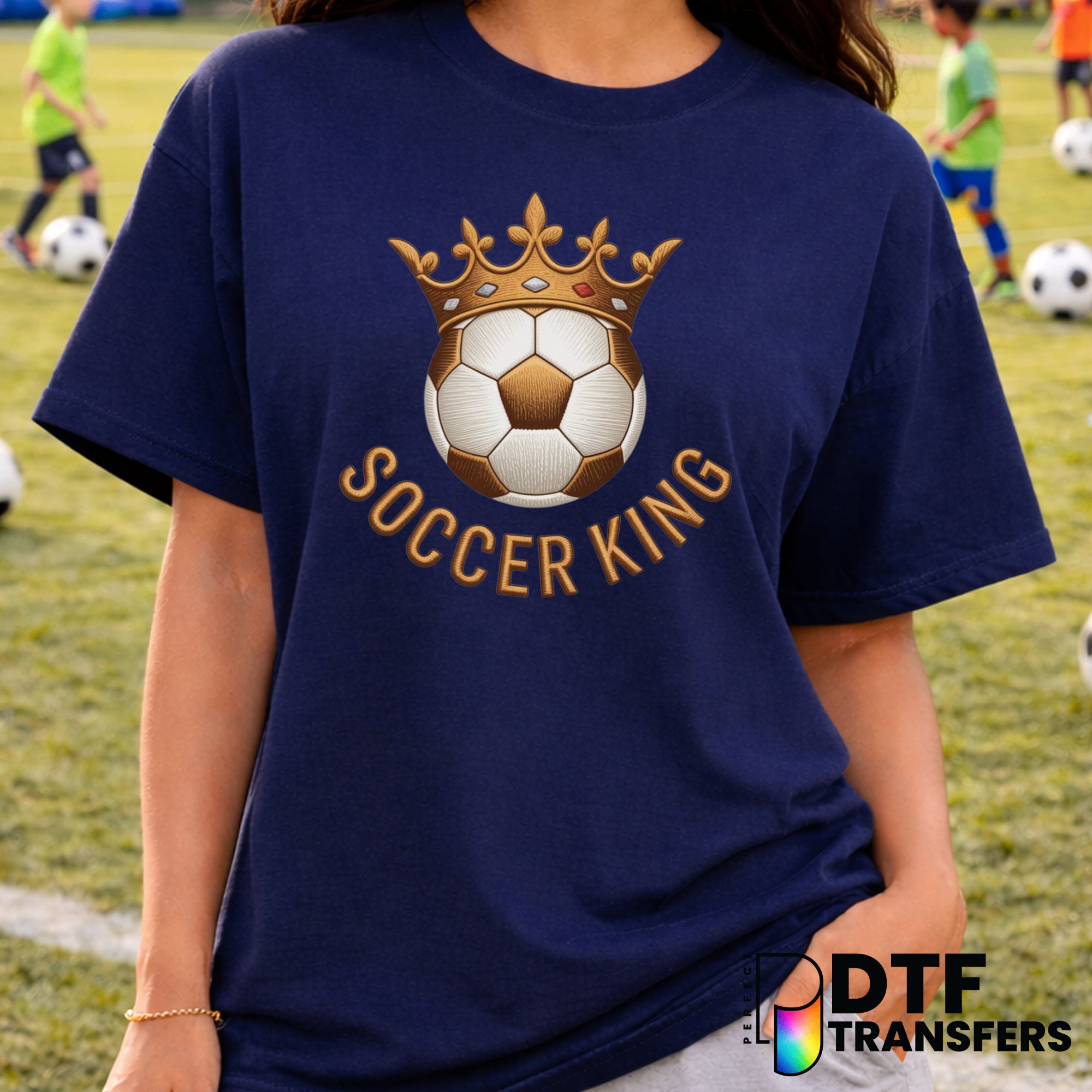 Soccer King – Soccer DTF Transfer