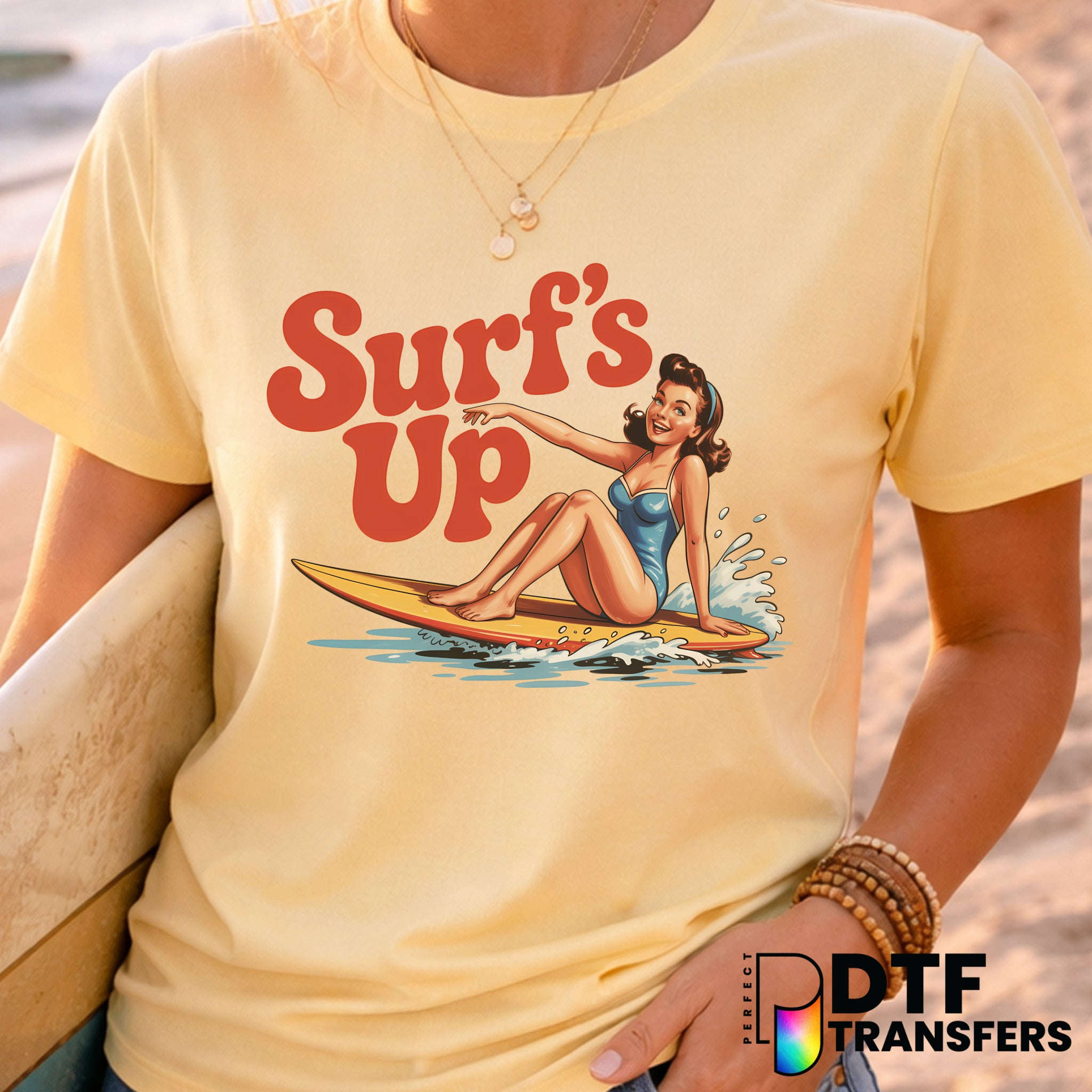 SURF'S UP – Surfing DTF Transfer