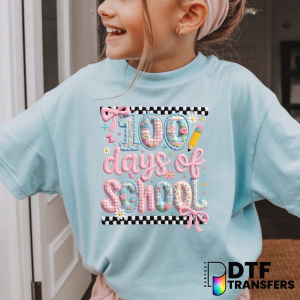 100 DAYS SMARTER – Teacher DTF Transfer