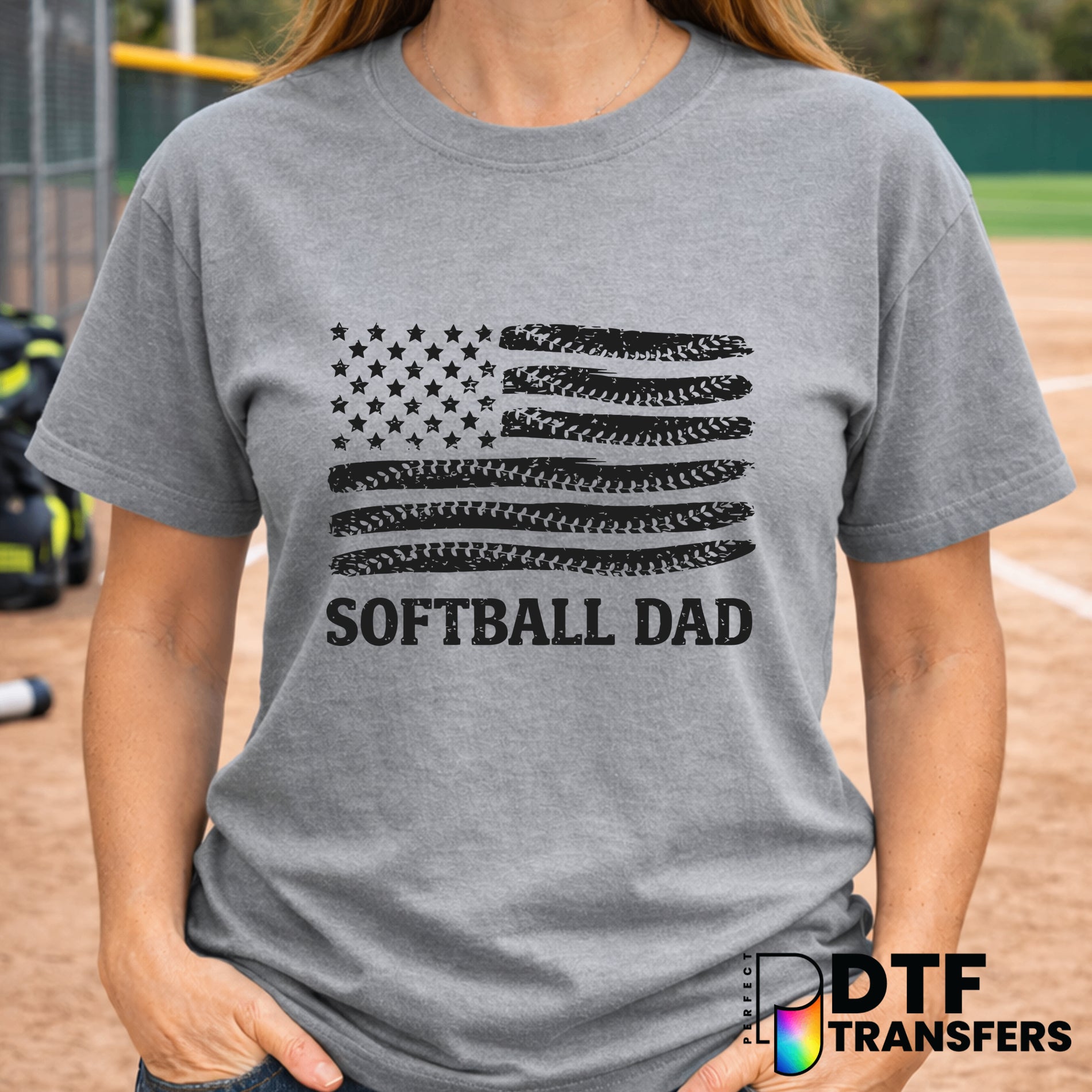 SOFTBALL DAD – Softball DTF Transfer