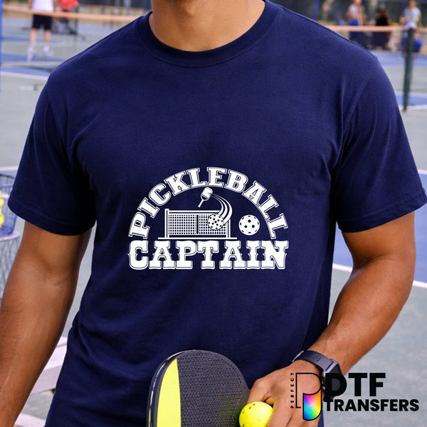 PICKLEBALL CAPTAIN – Pickleball DTF Transfer