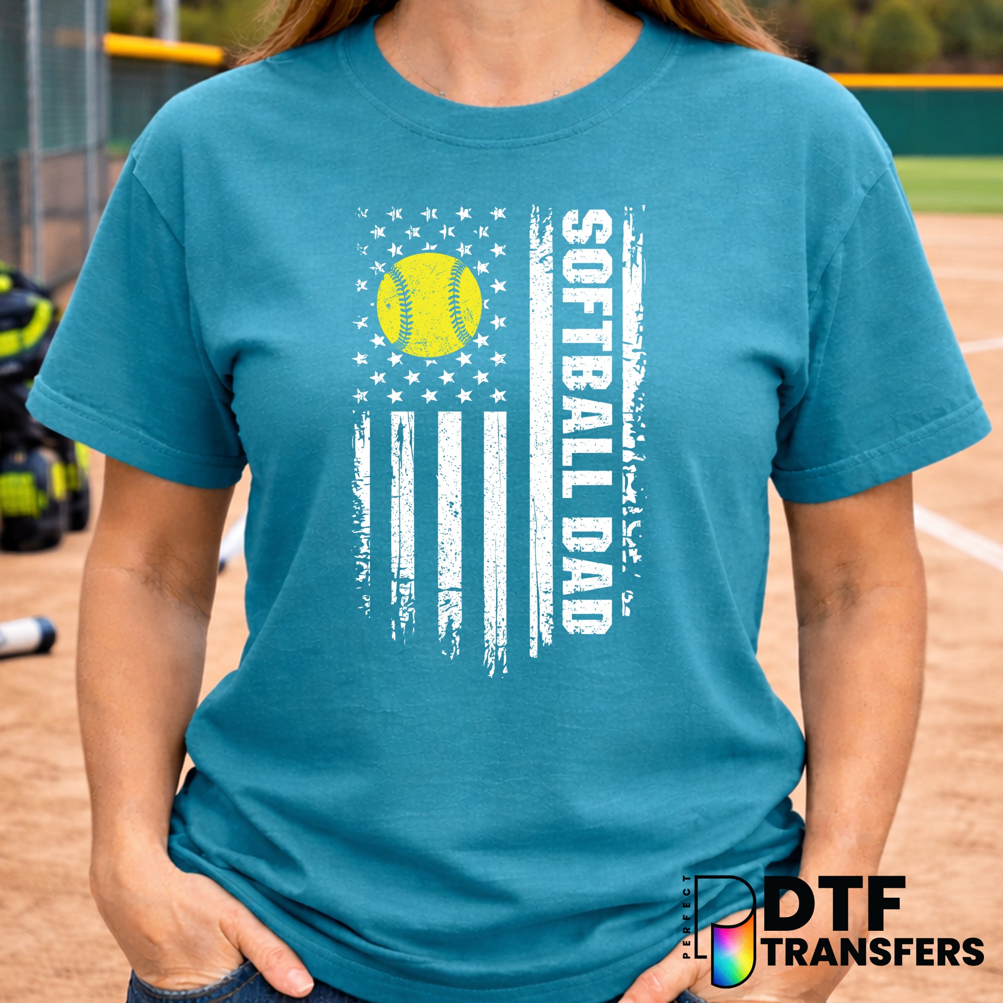 Softball Dad – Softball DTF Transfer